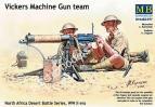 1/35 Master Box 3597 Расчет пулемета Vickers  северная Африка