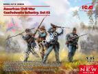 1/35 ICM 35024 American Civil War Confederate Infantry Set #2