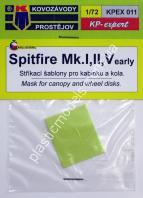 1/72 KPEX 0011 Supermarine Spitfire Mk.IB/Mk.IIB/Mk.VB early - canopy and wheel disk masks