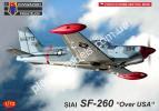1/72 Kovozavody Prostejov 0209 SIAI SF-260 „Over USA“