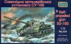 1/72 UM 334 Self-propelled artillery plant SU-100