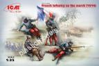 1/35 ICM 35705 French Infantry on the march (1914) (4 figures)