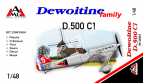 1/48 AMG 48401 Dewoitine D.500 C1 (French AF)