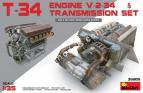 1/35 MiniArt 35205 T-34 Engine V-2-34 & Transmission Set
