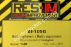 1/48 Res-M 4801 Bf-109G Radio eguipment