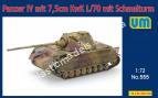 1/72 UM 555 Panzer IV mit 7.5 cm KwK L/70 mit Schmalturn