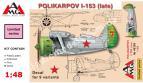 1/48 AMG 48308 Polikarpov I-153 Chaika (late)