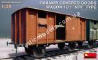 1/35 MiniArt 35288 Railway Covered-Goods Wagon 18t ''NTV'' Type