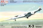 1/72 AZ model 7597 X-3 Stilleto prototype