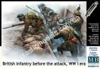 1/35 Master Box 35114 British infantry before attack, WWI era