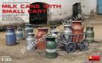 1/35 MiniArt 35580 Milk Cans with Small Cart