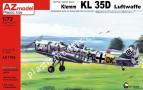 1/72 AZ model 7505 German Trainer plane Klemm KL 35D