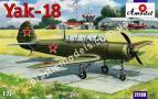 1/72 A-model 72198 Яковлев Як-18 M-12