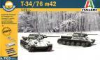 1/72 Italeri 7523 tank T34/76 m42