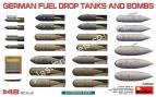 German WWII Fuel Drop Tanks and Bombs 1/48 MiniArt 49021