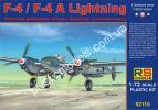 1/72 RS models 92115 F-4 /F-4A Lightning