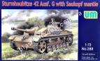 1/72 UM 288 Sturmhaubitze 42 Auf.G with Saukopf mantle