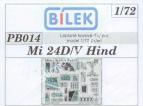 1/72 Bilek pb 014 Color Photo etched MI-24D/V Hind