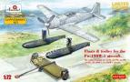 1/72 A-model NA 72007 Floats & Trolley for Fw-190 W-1 Fighter