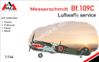 1/144 AMG 14425 Messerschmitt Bf.109C Luftwaffe service