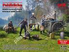 1/35 ICM 35618 Feldküche WWII German Field Kitchen with cooks