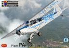 1/72 Kovozavody Prostejov 0536 Piper PA-18 Super Cub Over Europe