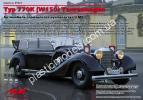 1/35 ICM 35533 Typ 770K (W150) Tourenwagen, Автомобиль германского руководства