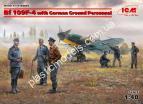 1/48 ICM 48805 Messerschmitt Bf 109F-4 with German Ground Personnel