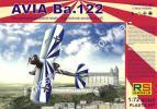 1/72 RS models 92056 Avia Ba. 122 Acrobatic aircraft (4 versions)
