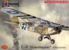 1/72 Kovozavody Prostejov 0190 Piper L-4 “Grasshopper w/Bazookas