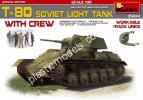 1/35 MiniArt 35243 T-80 Soviet Light Tank w/crew