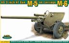 1/72 ACE 72531 American 3-inch anti-tank gun on the carriage M6 (later version)