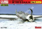 1/72 AZ model 7704 Bf-109G-2/4,G-6,G-14