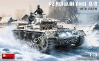 Pz.Kpfw.III Ausf. B/D with Crew (2 Figures) 1/35 MiniArt 53085