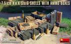 1/35 MiniArt 35457 7.5 cm Kw.K Stu.G Shells With Ammo Boxes