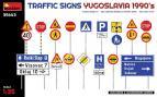 1/35 MiniArt 35643 Traffic Signs, Yugoslavia 1990's