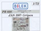 1/72 Bilek pb 020 JAS 39 D