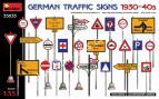 German traffic signs 1930-40's 1/35 MiniArt 35633