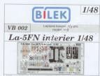 1/48 Bilek VB 002 Photo etched La-5FN interier