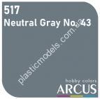 ARCUS 517 фарба сіра Neutral Gray No. 43