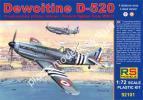 1/72 RS models 92101 Dewoitine D-520 Free France