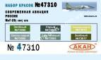 АКАН 47310 Современная авиация России: МиГ-29; СМТ; КУБ
