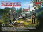 1/24 ICM 24024 Type G4 with MG 34 and German Staff Personnel