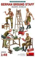 German Ground Staff w/Accessories. North Africa 1/48 MiniArt 49020