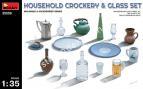 Household crockery ang glass set 1/35 MiniArt 35559