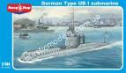 1/144 Mikro Mir 144-016 UB-1 German submarine