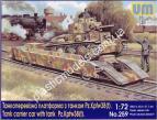 1/72 UM 259 Tank carrier car with tank Pz. Kpfw38(t)