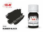 ICM акриловая краска 1039 черная резина