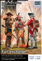 1/35 Master Box 35222 Indian wars series XVIII century kit № 4 Fair exchange