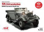 1/72 ICM 72471 G4 (1935 production), WWII German Staff Car